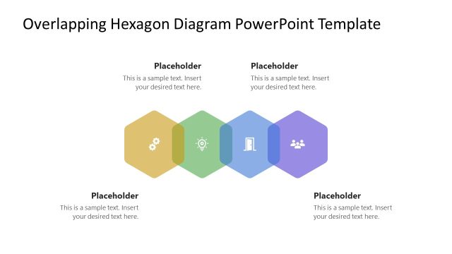 Overlapping Hexagon Diagram Infographic Template