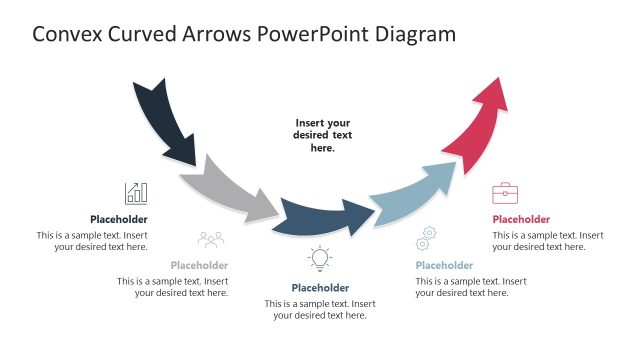 Convex Curved Arrows Presentation Slide Template