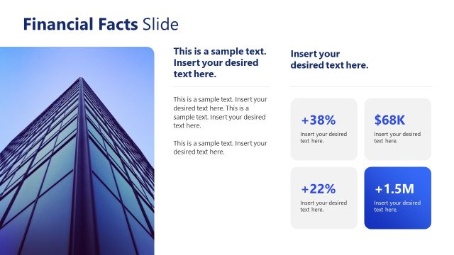 Financial Facts Display Slide – Altius Business Profile Template