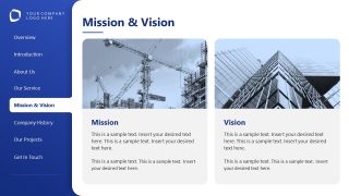 Tabbed-menu Corporate Profile Template Layout 