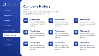 Editable Tabbed-menu Corporate Profile Layout 