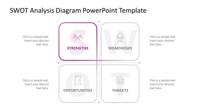 SWOT Analysis Infographic PPT Slide Layout
