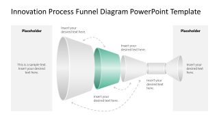 Step 2 Slide - Innovation Process Funnel PPT Diagram 