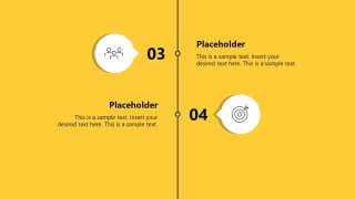 Editable Vertical Bubble Timeline Layout Slide 