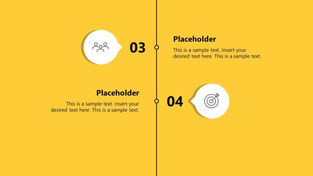 Engaging Vertical Bubble Timeline PPT Template