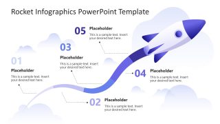 Rocket Infographics Template Slide 