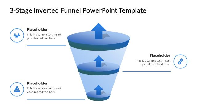 3-Stage Inverted Funnel PowerPoint Template