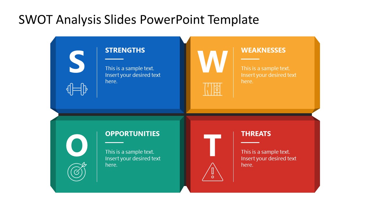 Customizable SWOT Analysis Slides PPT Template