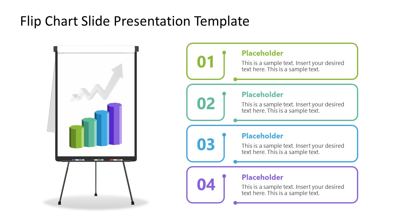 Editable Flip Chart Presentation PPT Template