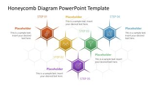 Honeycomb Diagram PowerPoint Template