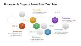 Honeycomb Diagram Template Slide PPT Layout 