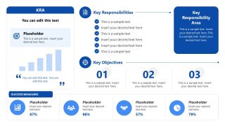 Key Responsibility Area PPT Slide with Data Charts - SlideModel