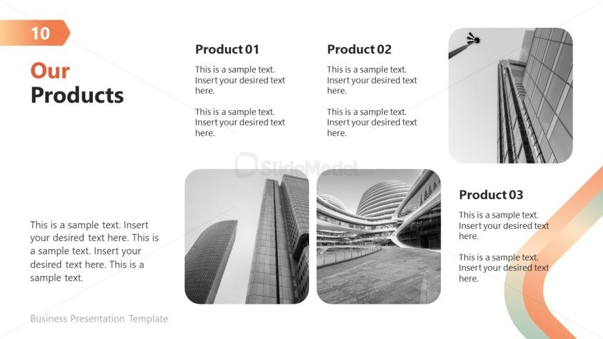 Product Portfolio Corporate Identity Presentation Template - SlideModel