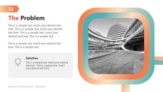 Problem and Solution - Corporate Identity PowerPoint Presentation Slide