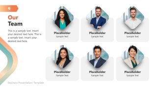 Team Profiles - Corporate Identity Presentation Template