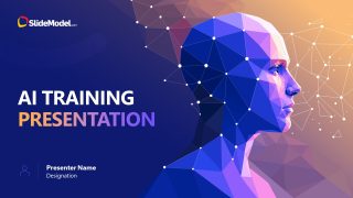 AI Training Template with Dark Background 