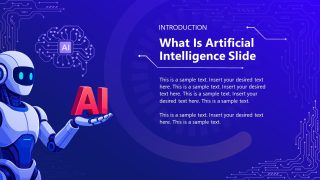 AI Training Presentation Slide Template 