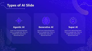 Four Blocks for Types - AI Training Presentation Template 