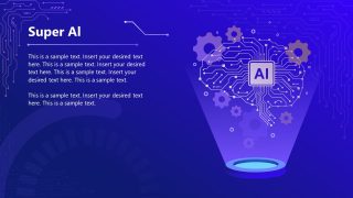 AI Training Template PPT Slide 