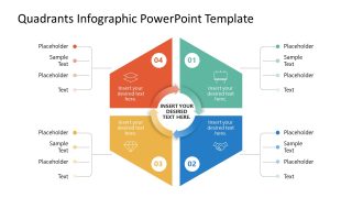 Hexagon Quadrants Template for Presentation 