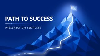 Path to Success PPT Template - Title Presentation