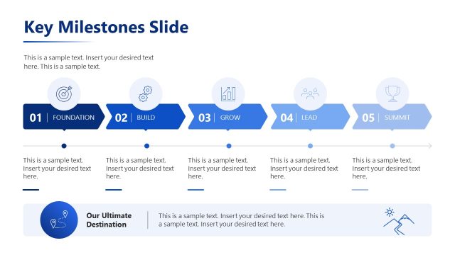 Key Milestones Presentation Slide – Path to Success PPT Layout