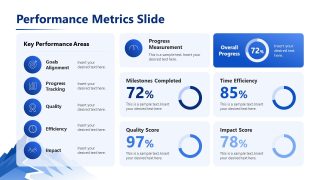 Performance Presentation Slide for Path to Success Template 