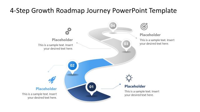 4-Step Growth Roadmap Presentation Template