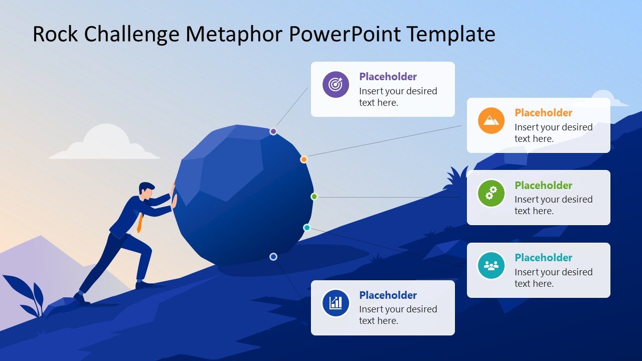 Rock Challenge Infographic PowerPoint Template