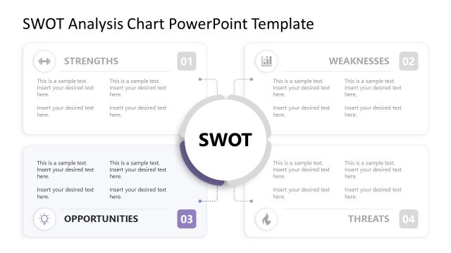 SWOT Analysis Chart PPT Slide Template