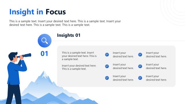 Insights in Focus PowerPoint Slide – Welcome to My Presentation Slide Deck