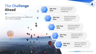 Key Challenges PPT Slide with Image & Diagram