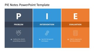 PIE Notes Model Presentation Slide Layout Template
