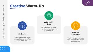 Warm-Up Activities - Brainstorming Creativity Presentation Template