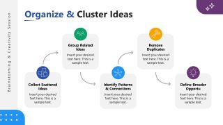 Idea Clustering - Brainstorming Creativity PPT Design