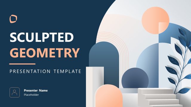 Sculpted Geometry PowerPoint Template