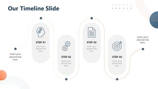 PPT Four Step Diagram for Company Presentation