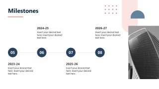 Editable Aesthetic Geometry Slide Template 