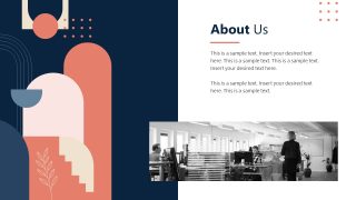 Editable Aesthetic Geometry PPT Template