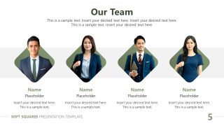 Soft Squares Template with Team Images 
