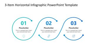 3-Item Horizontal Infographic Slide Template 