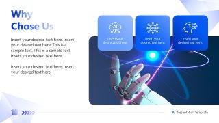 AI Presentation Deck Slide for Why Choose Us 