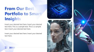 AI Presentation Template Slide PPT Layout 