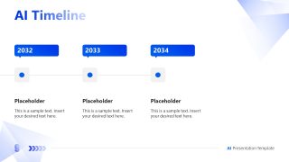 Editable AI Presentation Template PPT Slide 