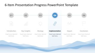 6-Item Progress Presentation Template