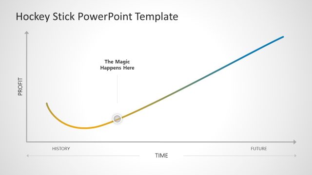 Hockey Stick PowerPoint Template