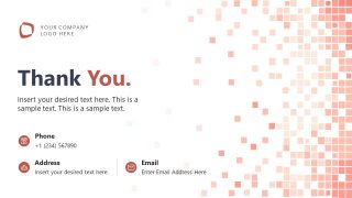 Closing Message - Pixel Perspective Presentation Layout