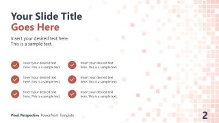 Overview Content - Pixel Perspective Template for PowerPoint