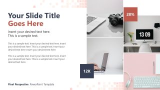 Key Highlights - Pixel Perspective PPT Layout