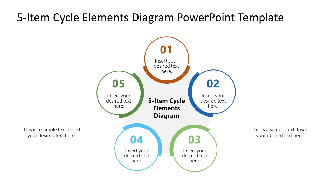 5-Item Cycle Elements Diagram PowerPoint Template?smmkt=dGVzdEBuaWVwb2RhbS5wbHwyMDI2LTEwLTI5